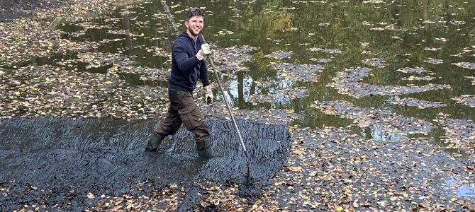 Großer Einsatz am Teichgelände